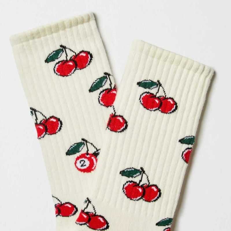 Chaussettes "Cerises" - Coton bio