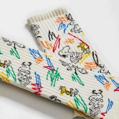 Chaussettes "Snoopy Paint" - Coton bio