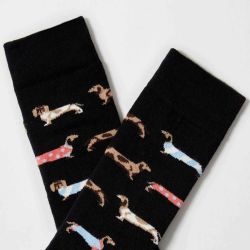 Chaussettes "Chiens Saucisses" - Coton bio