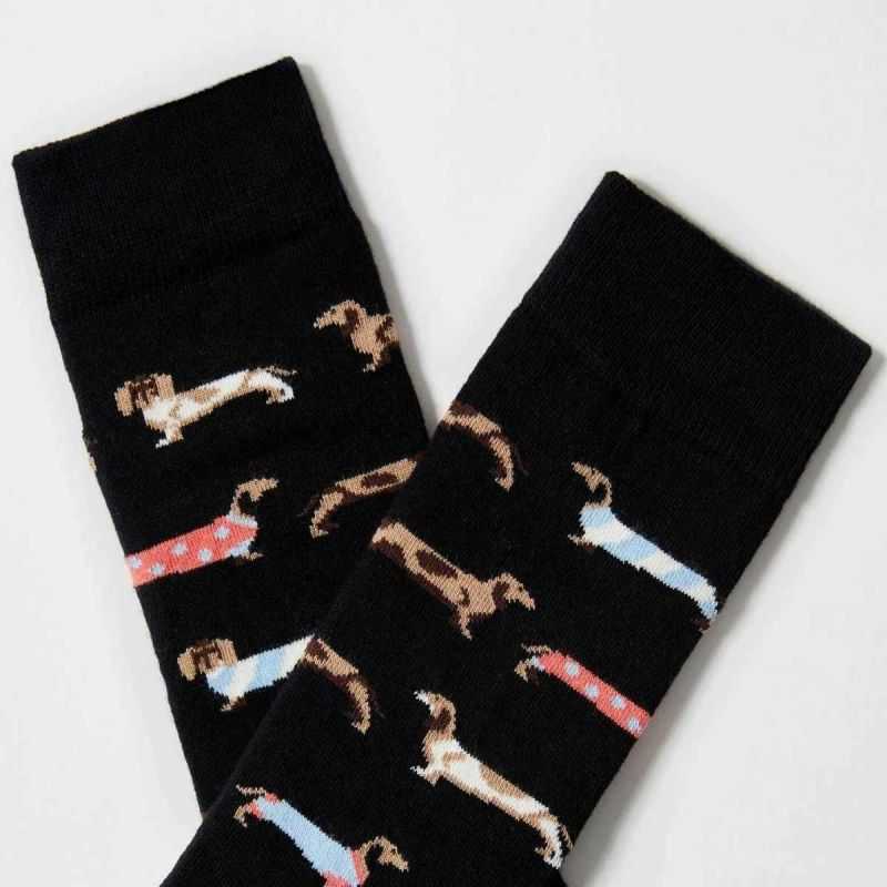 Chaussettes "Chiens Saucisses" - Coton bio
