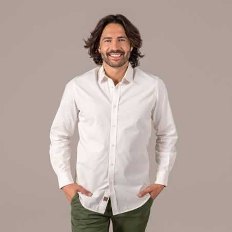 Chemise "PONTER" en sergé - 100% Coton bio