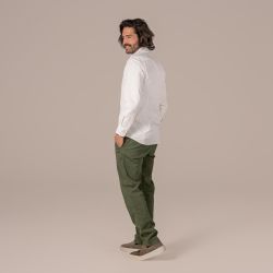 Chemise "PONTER" en sergé - 100% Coton bio