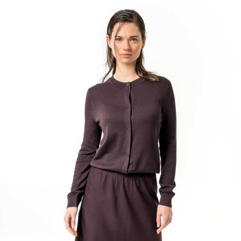 Cardigan "SCARA " - 100 % Coton bio GOTS