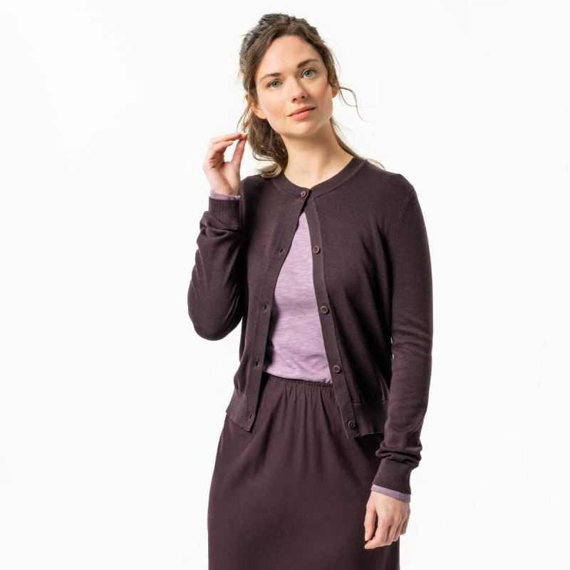 Cardigan "SCARA " - 100 % Coton bio GOTS