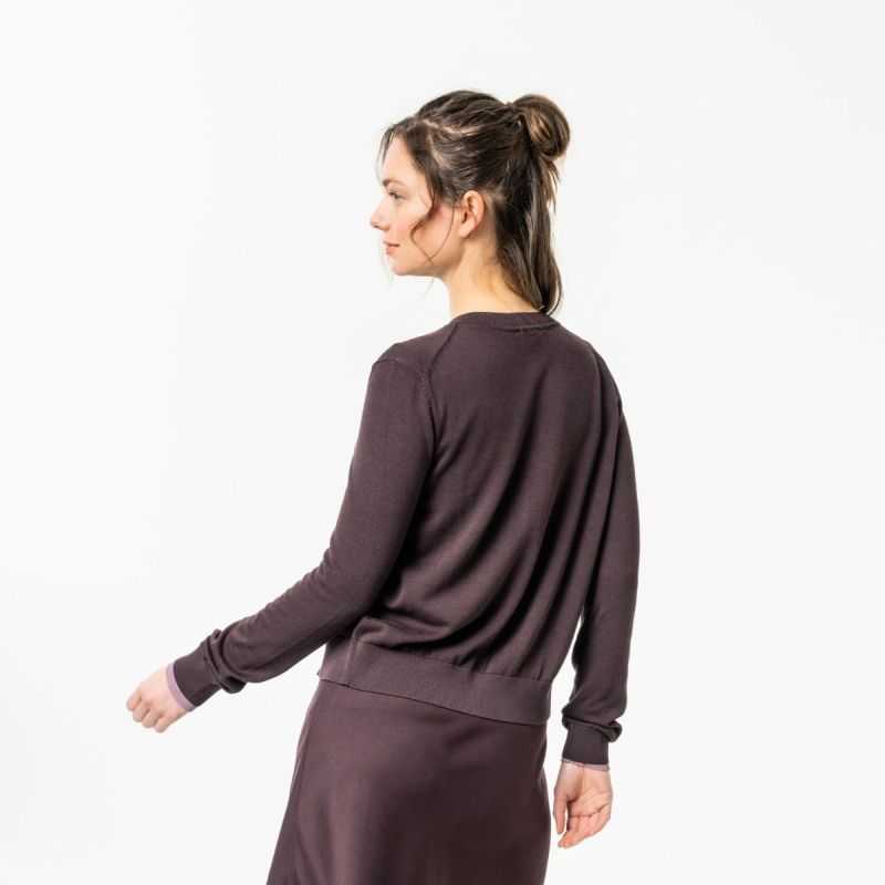 Cardigan "SCARA " - 100 % Coton bio GOTS