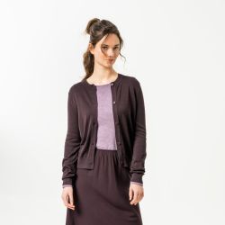 Cardigan "SCARA " - 100 % Coton bio GOTS