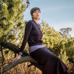 Cardigan "SCARA " - 100 % Coton bio GOTS