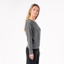 Pullover en tricot fin "UNDINE" – Coton bio et laine