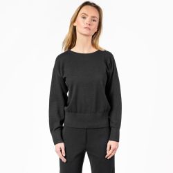 Pullover en tricot fin "UNDINE" – Coton bio et laine