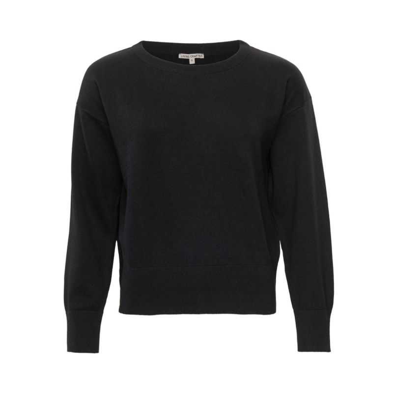 Pullover en tricot fin "UNDINE" – Coton bio et laine