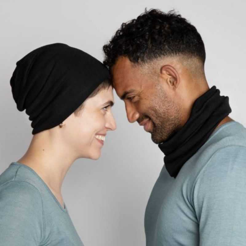 Bonnet coupe beanie - Laine vierge bio & Soie