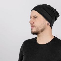 Bonnet coupe beanie - Laine vierge bio & Soie