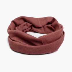 Tour de cou infini - Laine vierge bio & Soie
