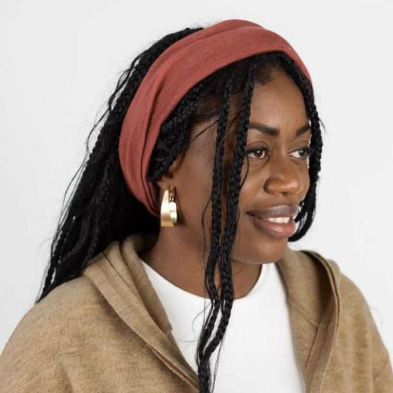 Tour de cou infini - Laine vierge bio & Soie