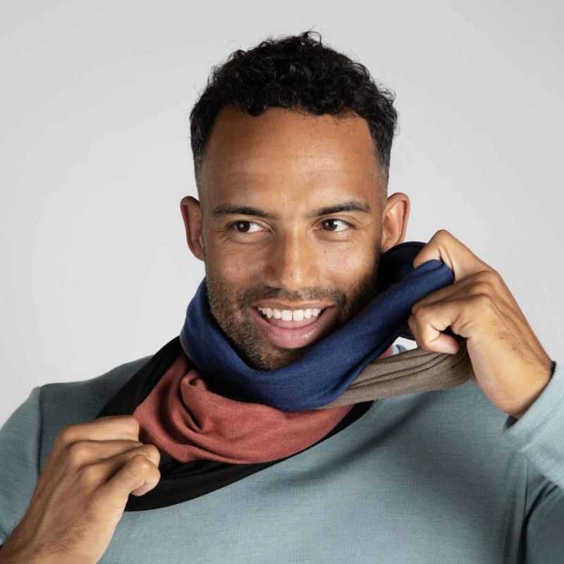 Tour de cou infini - Laine vierge bio & Soie