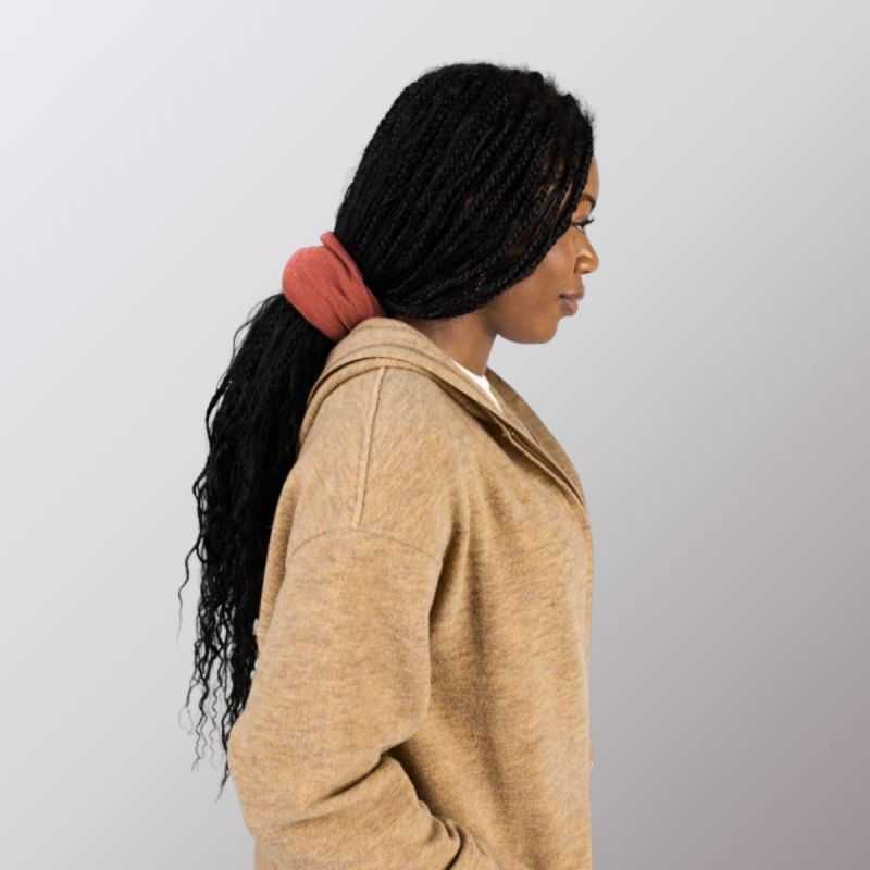 Tour de cou infini - Laine vierge bio & Soie