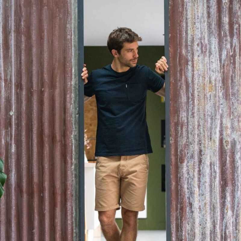 T-shirt avec poche - 100% Coton bio - GOTS