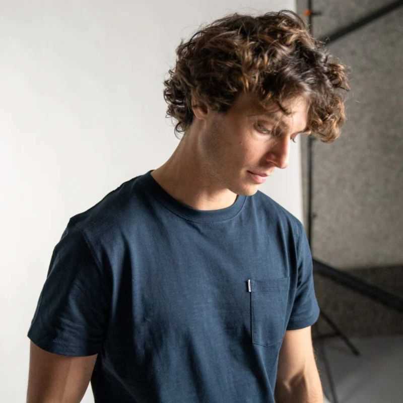 T-shirt avec poche - 100% Coton bio - GOTS