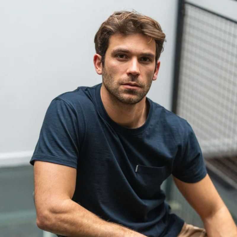 T-shirt avec poche - 100% Coton bio - GOTS