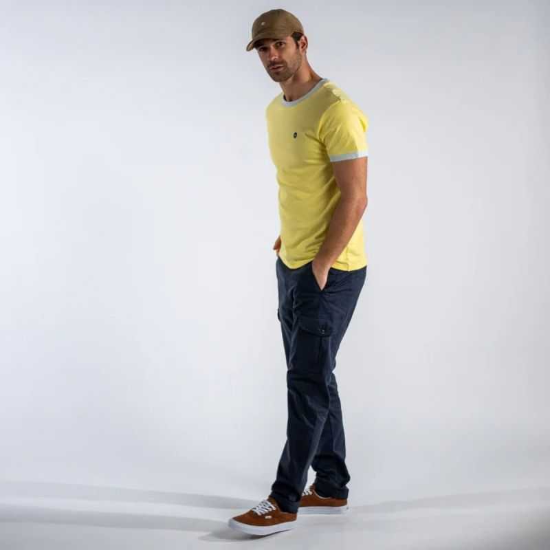 Pantalon cargo coupe droite - Coton bio