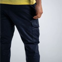 Pantalon cargo coupe droite - Coton bio