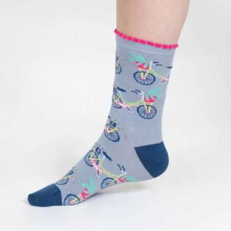 Chaussettes "VELO" femme - Viscose de bambou