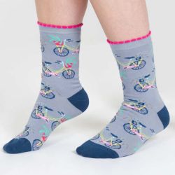 Chaussettes "VELO" femme - Viscose de bambou