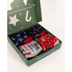 Coffret de chaussettes "CHRISTMAS" - Viscose de bambou