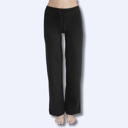 Pantalon de yoga fluide à taille côtelée – 100% coton bio