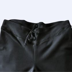 Pantalon de yoga fluide à taille côtelée – 100% coton bio