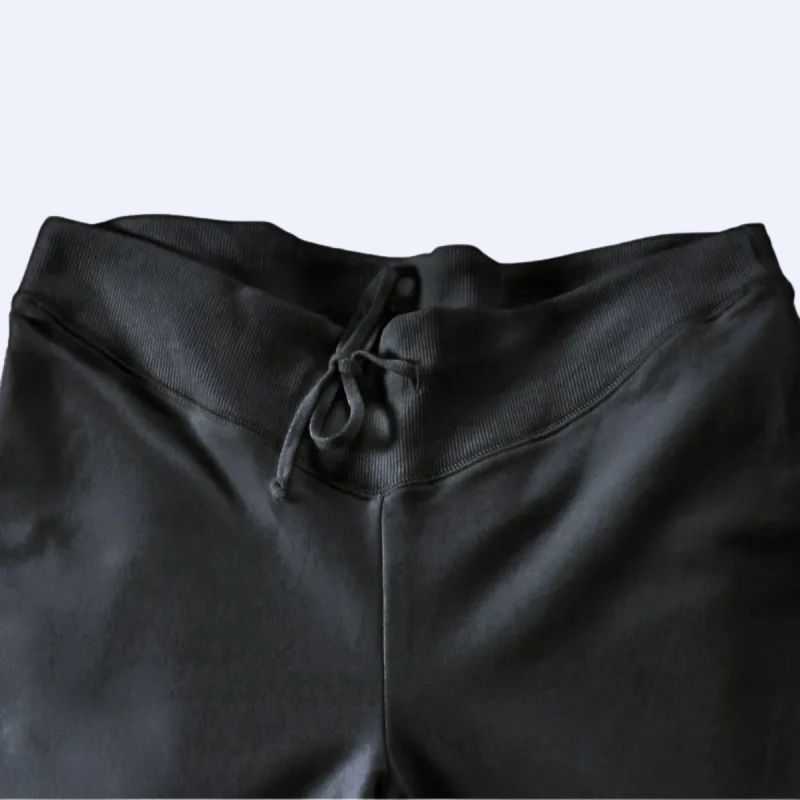 Pantalon de yoga fluide à taille côtelée – 100% coton bio