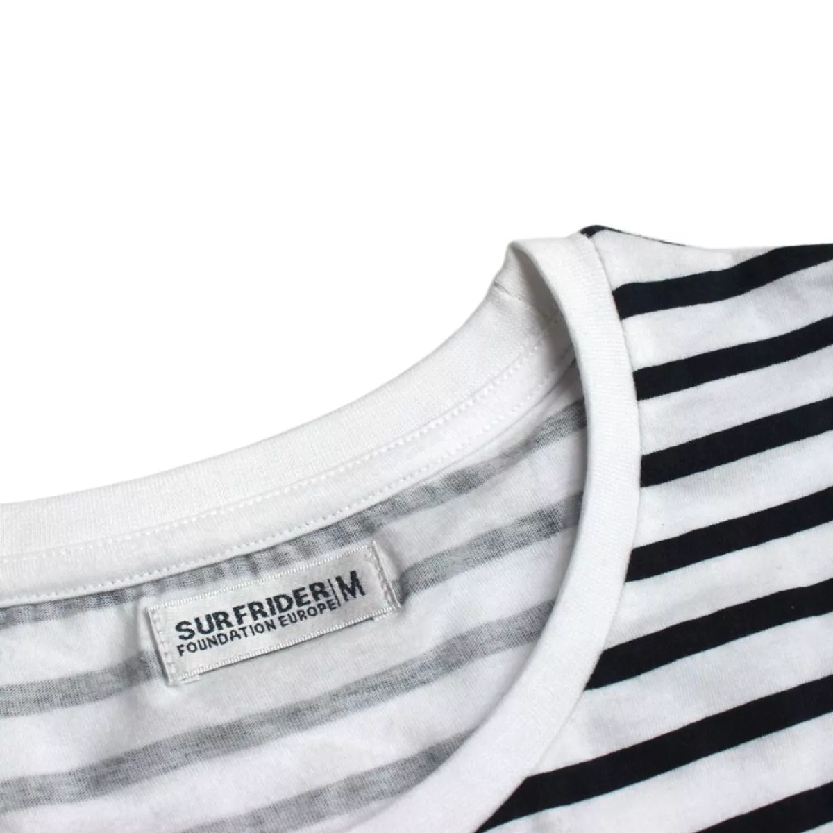 T-shirt rayé bleu et blanc coton bio Sailor