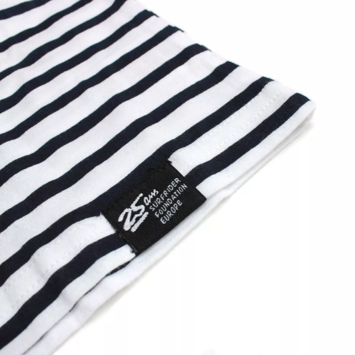 T-shirt rayé bleu et blanc coton bio Sailor