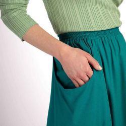 Jupe midi fluide - 100% viscose EcoVero™