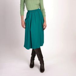 Jupe midi fluide - 100% viscose EcoVero™
