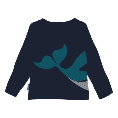 T-shirt manches longues "BALEINE" - 100% coton bio