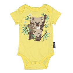 Body bébé manches courtes "KOALA" en coton bio