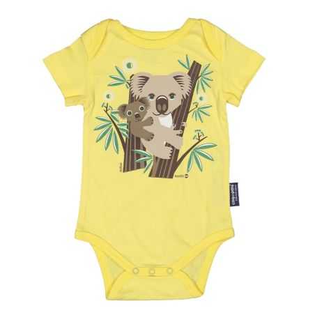 Body bébé manches courtes "KOALA" en coton bio