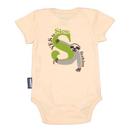 Body bébé manches courtes "PARESSEUX" - 100% coton bio