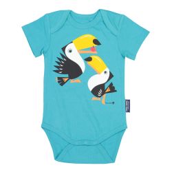 Body bébé manches courtes "TOUCAN" en coton bio