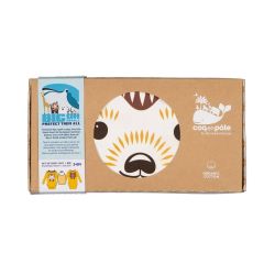 Coffret body manches longues et bavoir "HERISSON" - 100% coton bio