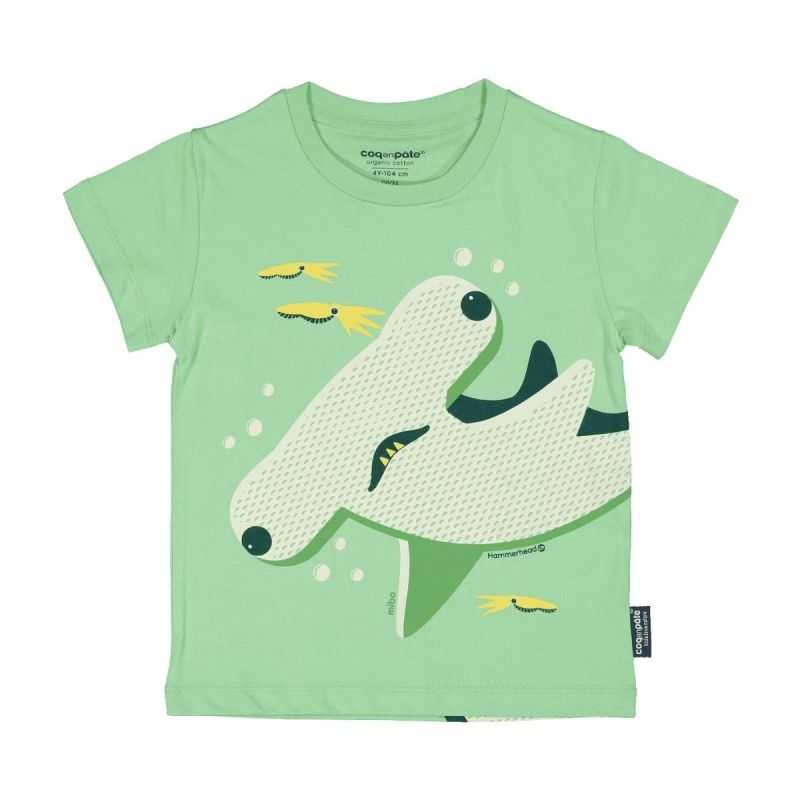 T-shirt manches courtes "REQUIN MARTEAU" - 100% Coton bio