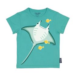 T-shirt manches courtes "RAIE MANTA" - 100% Coton bio