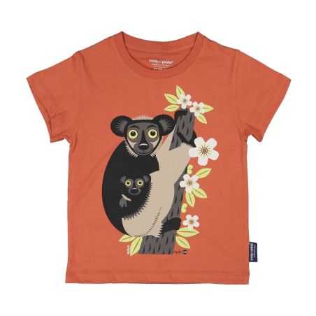 T-shirt enfant manches courtes "INDRI" - 100% Coton bio