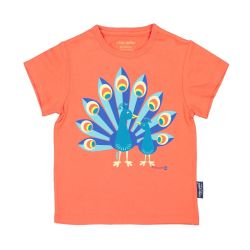 T-shirt manches courtes "PAON" - 100% Coton bio