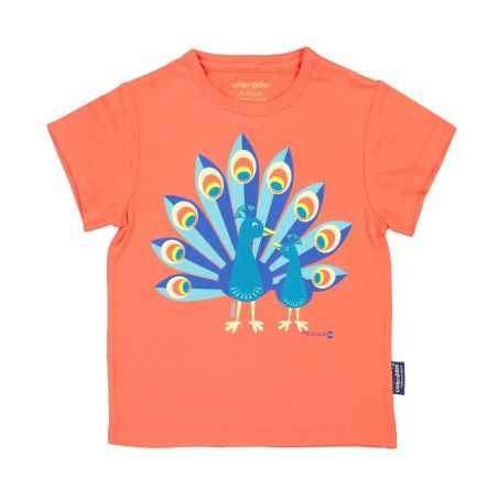 T-shirt manches courtes "PAON" - 100% Coton bio