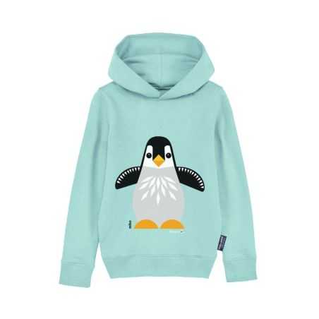 Sweat à capuche "PINGOUIN" – Coton bio