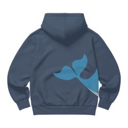 Sweat à capuche "BALEINE" - Coton bio