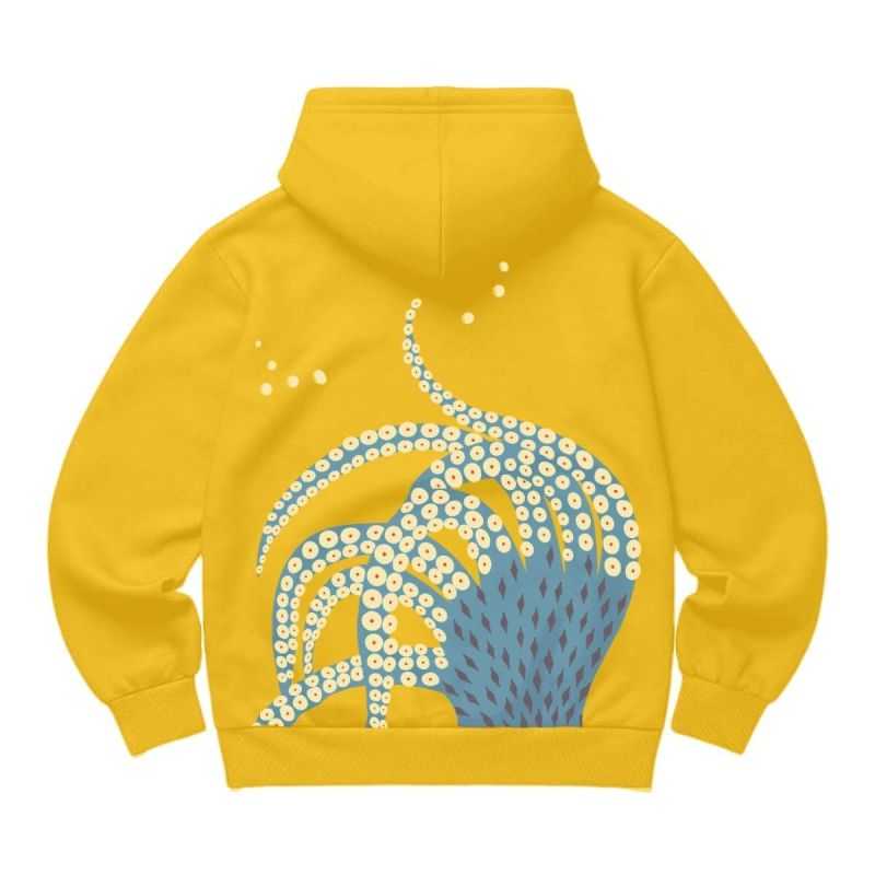 Sweat à capuche "POULPE" - Coton bio