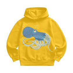 Sweat à capuche "POULPE" - Coton bio